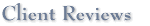 Page Title- Client Reviews